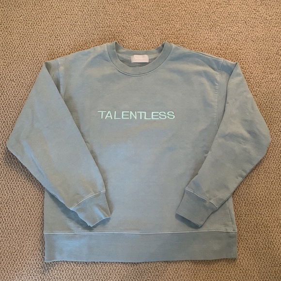 TALENTLESS Tops - Talentless Embroidered Crewneck